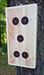 KNIFE THROWING TARGET, Double Sided - 22 1/2 x 11 3/4 x 3 Only $79.99 #454